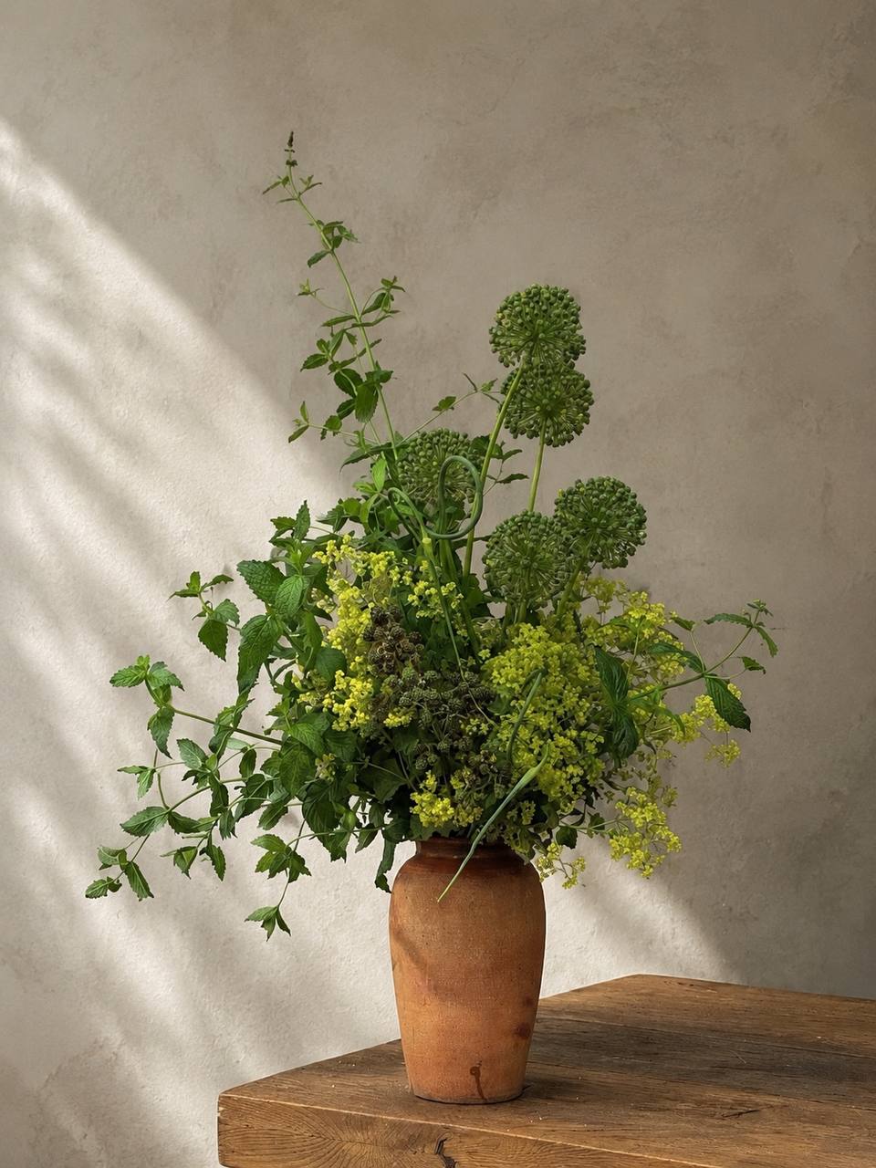 All Green sculptural foliage collection